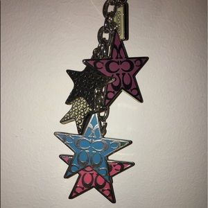 Cute Coach stars keychain